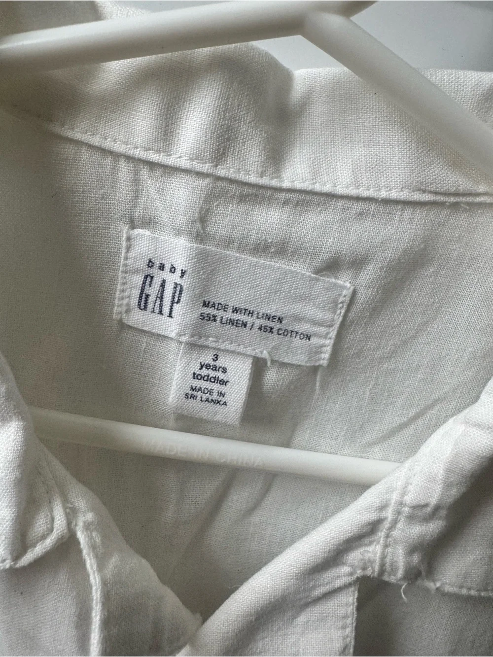 Gap Kids Linen Short-Sleeve Button-Up Shirt